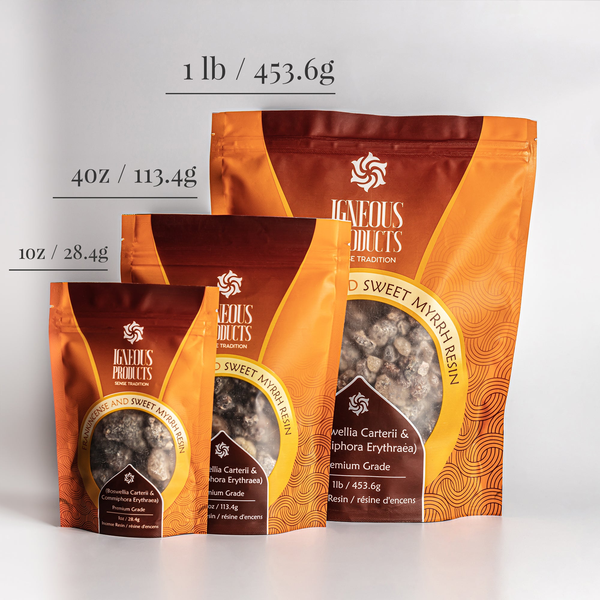 Frankincense & Myrrh Resin - 4oz / 133.4g - By Igneous Products