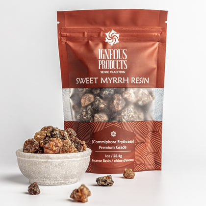 Sweet Myrrh Resin - Commiphora Erythraea - 1oz / 28.4g